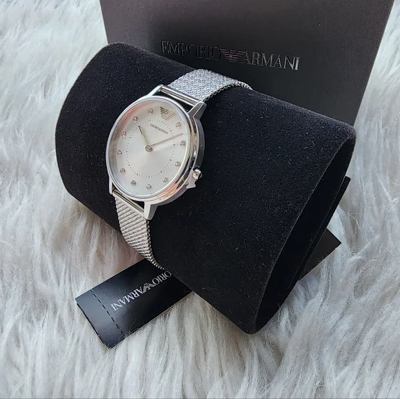 Emporio Armani Silver Women's Watch - Picture 5 of 13